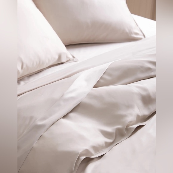 Quince Bamboo Duvet Cover Color Sand Size King - Picture 4 of 6